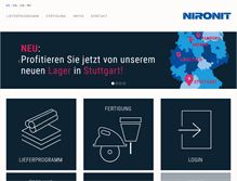 Tablet Screenshot of nironit.de